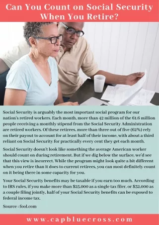 Can You Count on Social Security When You Retire?