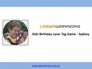 Kids Birthday Laser Tag Game - Sydney