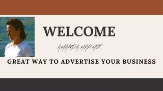 Amanda Marmot-Perfect Ways to Advertise Your Own Business