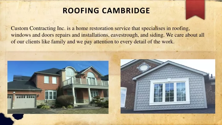 roofing cambridge