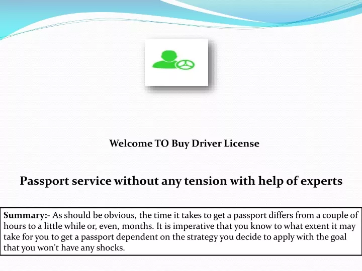 welcome to buy driver license