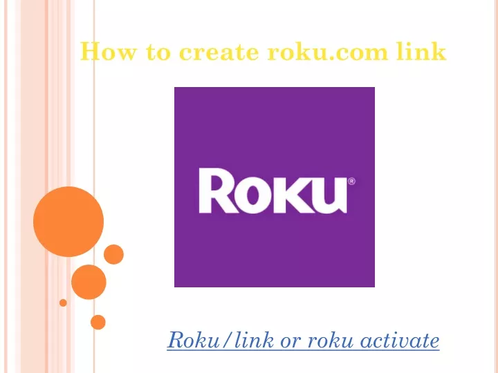 how to create roku com link