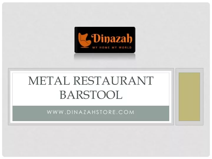 metal restaurant barstool