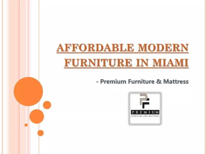 affordable modern furniture in miami