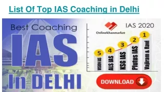 Best UPSC Coaching in Delhi
