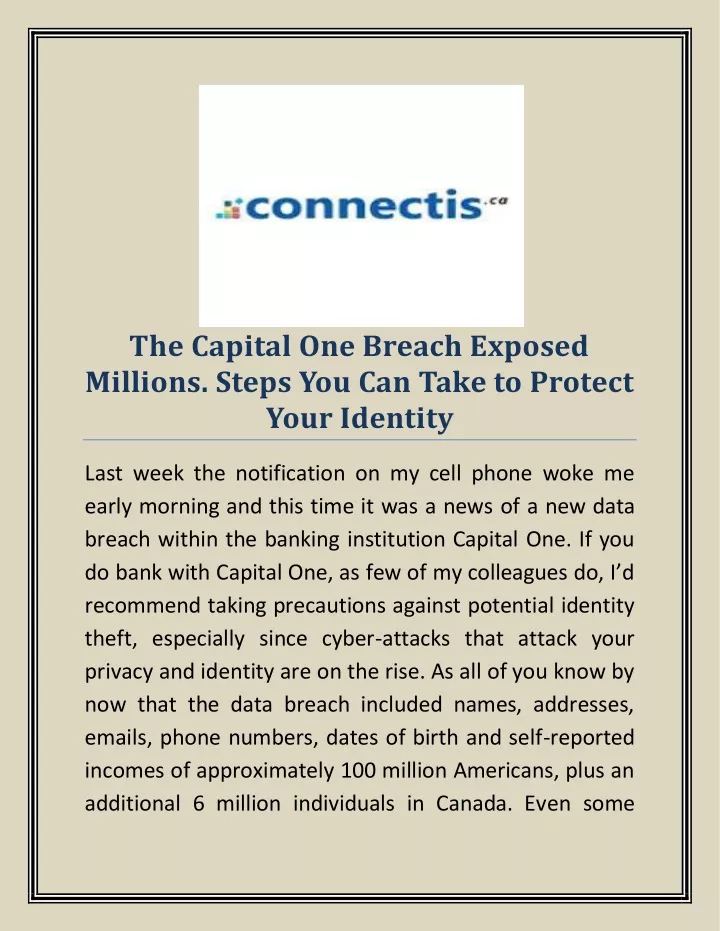 the capital one breach exposed millions steps