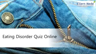 Eating disorder quiz online - ellern mede