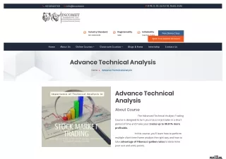 Advance Technical Analysis Course Provider in Noida -  Incomet Learning