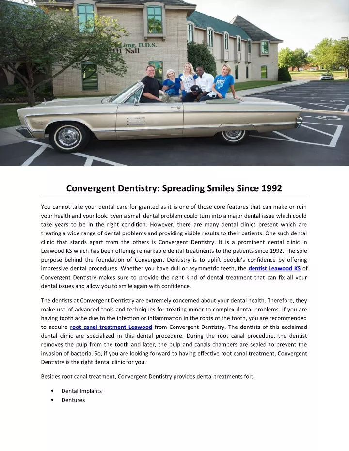 convergent dentistry spreading smiles since 1992