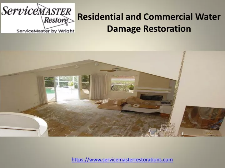 residential and commercial water damage restoration