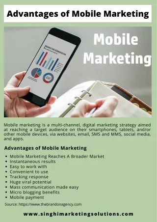 Advantages of Mobile Marketing