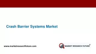 Crash barrier systems market Analysis