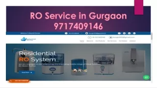 RO Service in Gurgaon