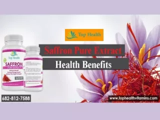 Saffron Pure Extract Health Benefits