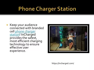 Phone Charger Station