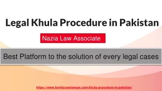 Brief Way to Know the Khula Procedure in Pakistan (2020)