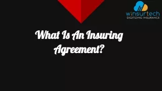 What is an Insuring Agreement?