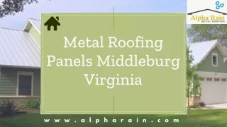 Metal Roofing Middleburg VA | Install Roof Ventilation System