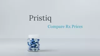 Compare Online Prices of Pristiq (Desvenlafaxine)