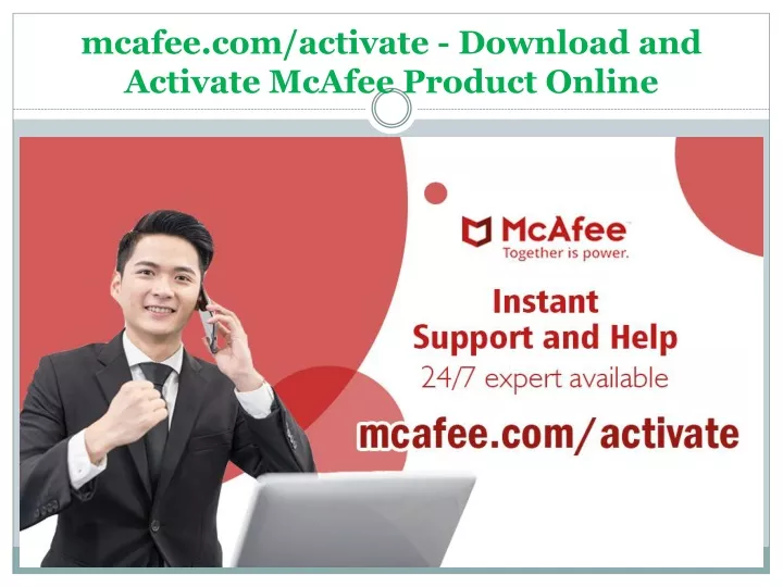 mcafee com activate download and activate mcafee product online