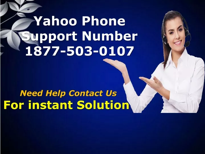 yahoo phone support number 1877 503 0107