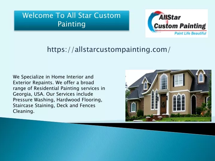 welcome to all star custom painting