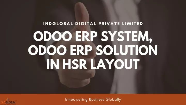 indglobal digital private limited odoo erp system