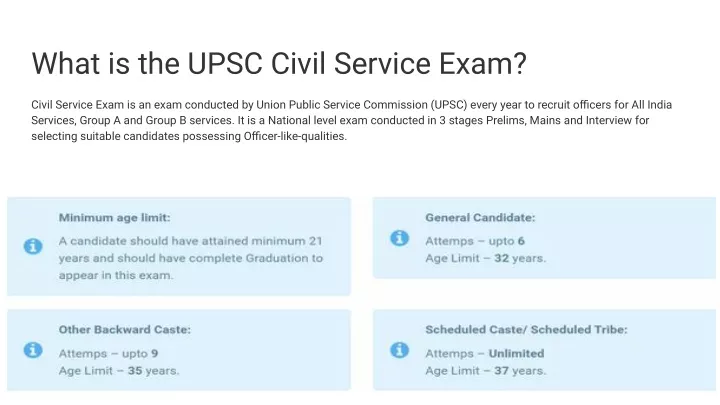 what is the upsc civil service exam