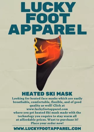 Buy Best Quality Heated Ski Mask