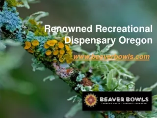 Renowned Recreational Dispensary Oregon- Beaverbowls