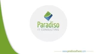 Paradiso Software's Open Source ERP