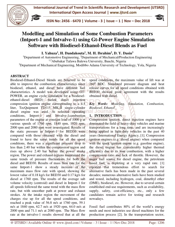 international journal of trend in scientific