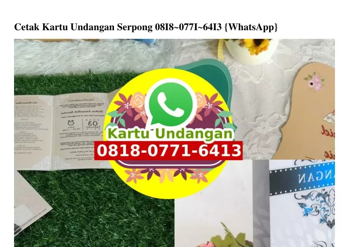 cetak kartu undangan serpong 08i8 077i 64i3