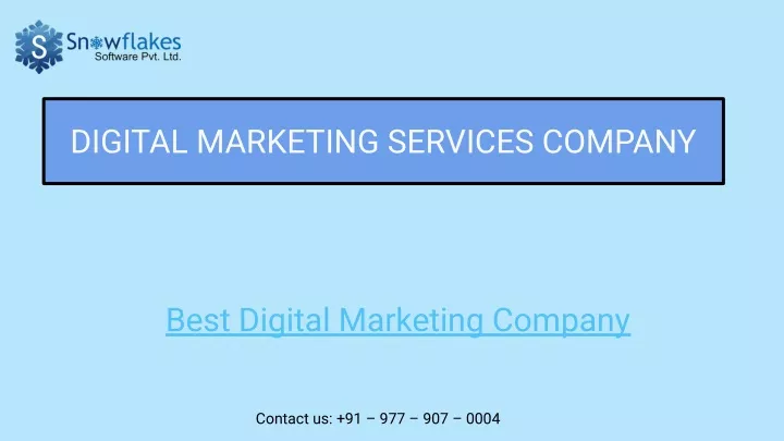 digital marketing services company