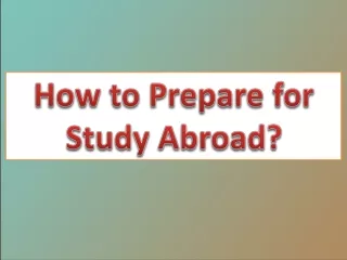 How To Prepare For Study Abroad - Sernexuss Management