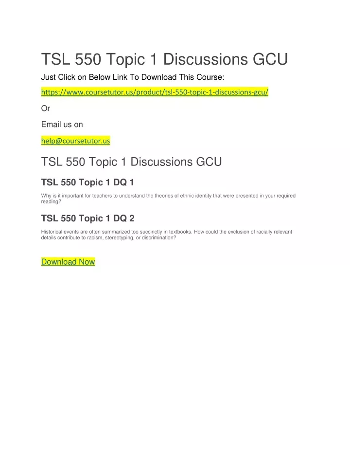 tsl 550 topic 1 discussions gcu just click