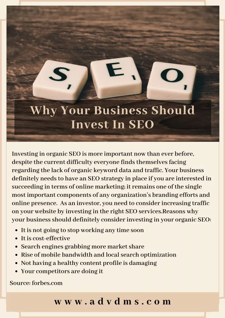 why your business should invest in seo