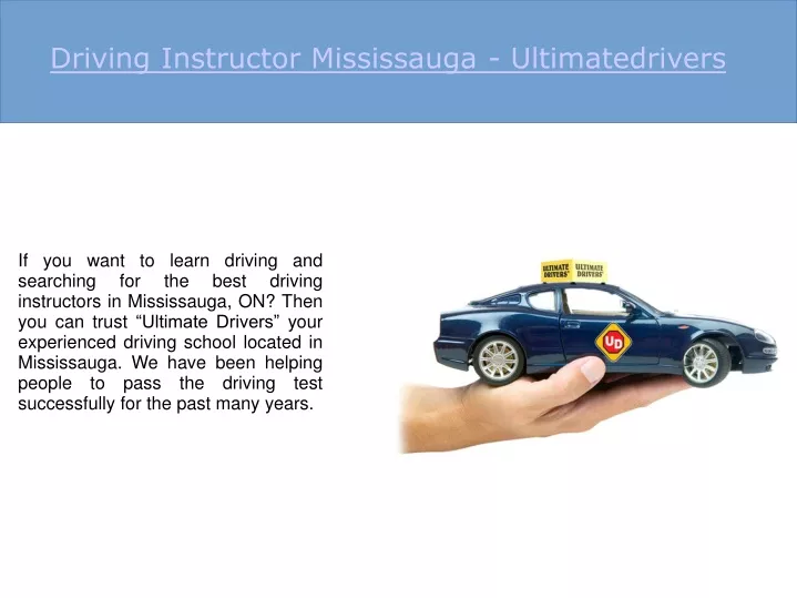driving instructor mississauga ultimatedrivers