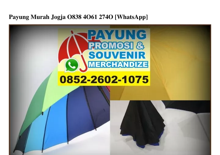 payung murah jogja o838 4o61 274o whatsapp