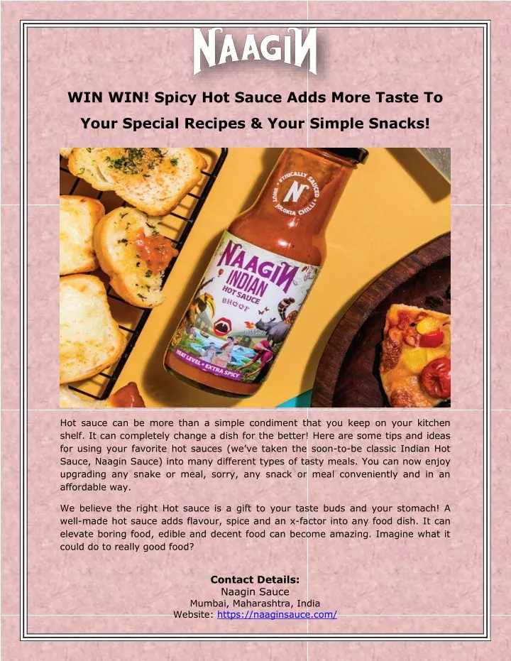 win win spicy hot sauce adds more taste to