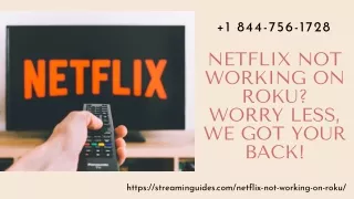 Solve Netflix Not Working On Roku Issue Just Visit US
