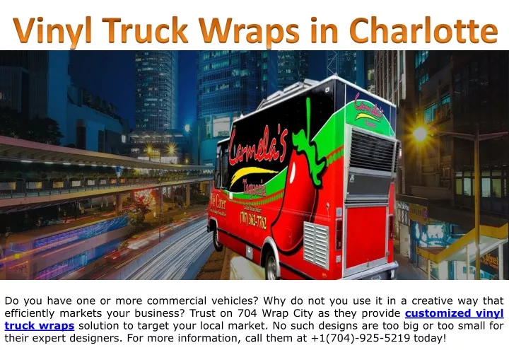 vinyl truck wraps in charlotte