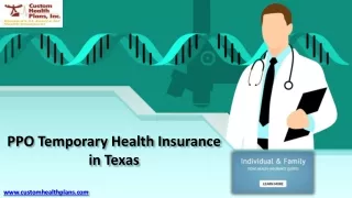 PPO Temporary Health Insurance in Texas