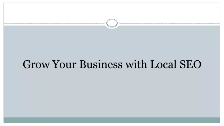 grow your business with local seo