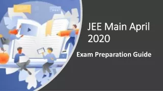 JEE Mains April 2020 Preparation Guide