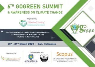 6th GoGreen Summit & Awareness on Climate Change