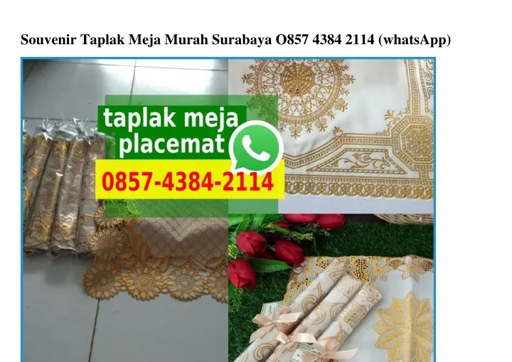 souvenir taplak meja murah surabaya o857 4384