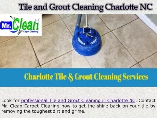 Tile & Grout Cleaning Services in Charlotte