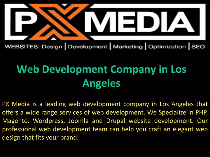 web development company in los angeles