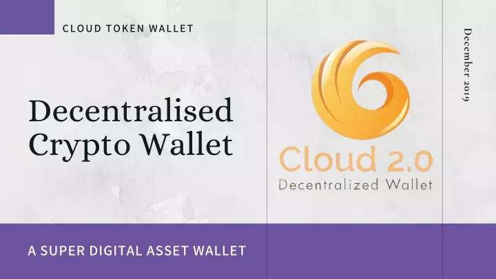 cloud token wallet